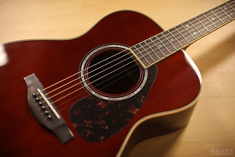 Yamaha LS16 ARE Acoustic Guitar - Dark Tinted | Reverb
