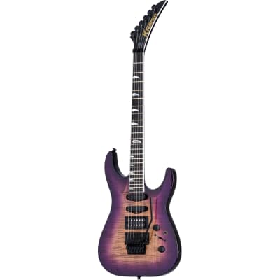 Kramer SM-1 Figured Electric Guitar in Royal Purple Perimeter image 2