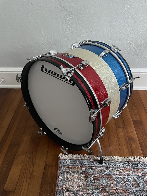 Ludwig 18”x12” Bass Drum 1972 Bicentennial Reverb