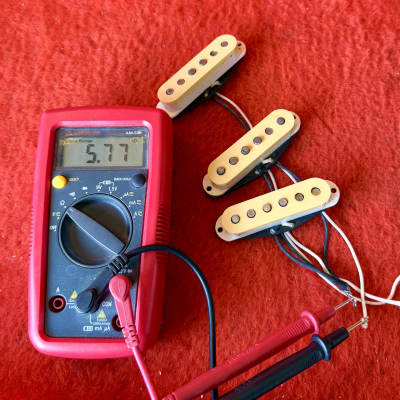 USA Fullerton Fender Stratocaster pickups set 1983 - Crème original vintage AVRI JV image 6