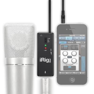 IK Multimedia iRig PRE - Universal Microphone Interface for iOS devices & Android devices image 4