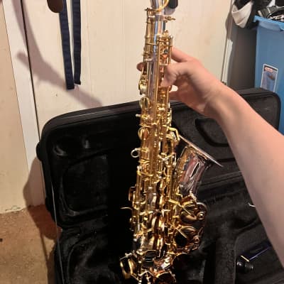 Jupiter JAS110 Eb Intermediate Alto Saxophone Silver/Gold image 18