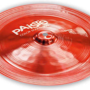 Paiste 14 inch Color Sound 900 Red China Cymbal image 3