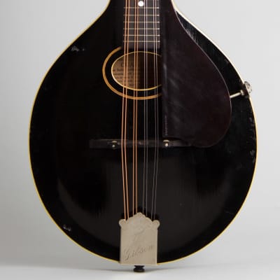 Gibson  Style A Snakehead Carved Top Mandolin (1925), ser. #78022, original black hard shell case. image 3