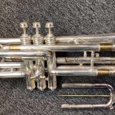 JW York & Sons Trumpet - Silver image 2
