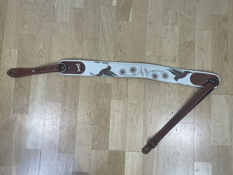 Gibson Hummingbird Premium Guitar Strap Reverb