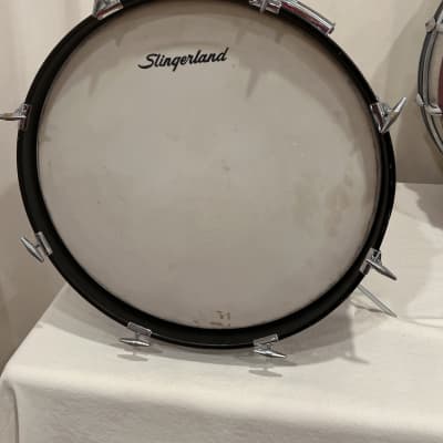 Slingerland  14”x20” Bass drum 1960s Red sparkles image 2