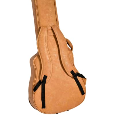Gitane DG-255 Professional Gypsy Jazz Guitar with Deluxe Gig Bag - Natural image 3