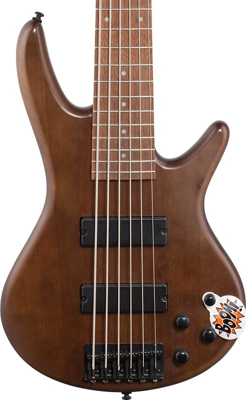 Ibanez GSR206 6-String Electric Bass Guitar Walnut image 1