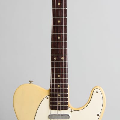 Fender Telecaster Solid Body Electric Guitar (1966), ser. #132499, original black tolex hard shell case. image 8