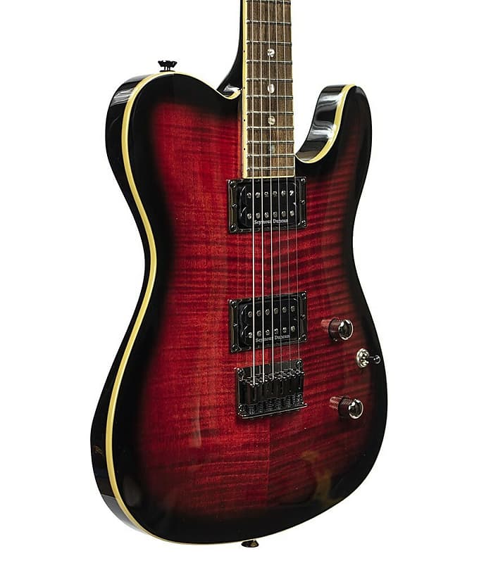 Fender Special Edition Custom Telecaster Black Cherry Burst image 1