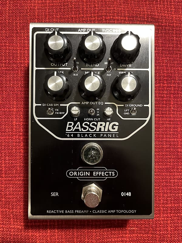 Origin Effects BASSRIG '64 Black Panel