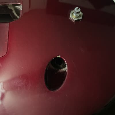 1990's Japan Jackson Professional Stealth Ex Candy Apple Red Guitar Body Floyd Ready image 9