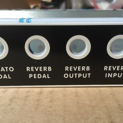 Deluxe Reverb Amp Faceplate and Backplate Fender Blackface era image 8