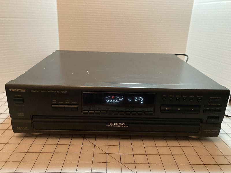 Technics SL-PD687 5 CD Compact Disc Changer/Player W/ Remote high quality Works