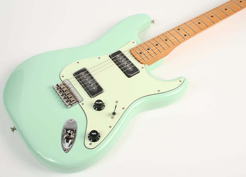 Fender Noventa Stratocaster Maple Fingerboard Surf Green image 1