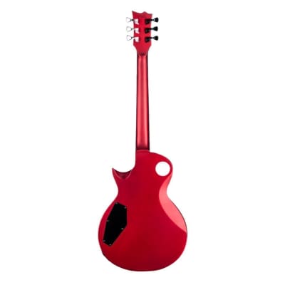 ESP LTD EC-256 6-String Right-Handed Electric Guitar with Mahogany Body and Roasted Jatoba Fingerboard (Candy Apple Red Satin) image 2
