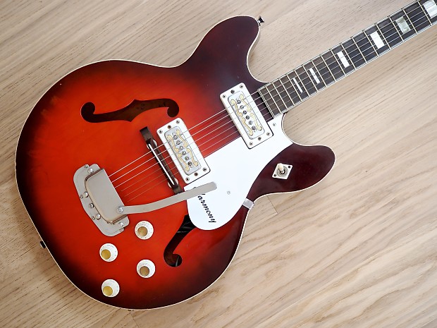 Harmony rocket guitar for sale top