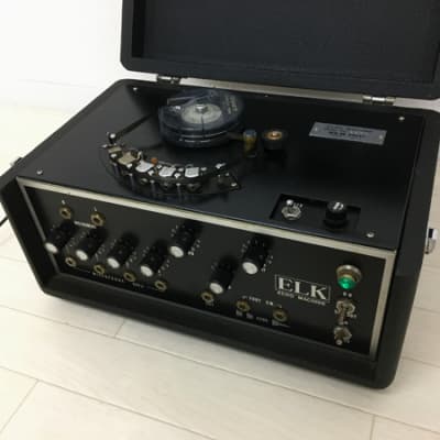 Elk Echo Machine EM-3 1970 Rare Japanese Tape Echo Delay Elk Echo Machine EM-3 1970 Rare Japanese Tape Echo Delay