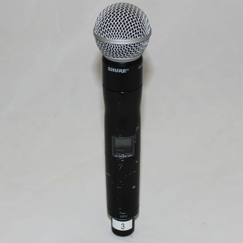 SHURE UR2-Sm58 マイク Shure UR2/SM58 Handheld Wireless Microphone Transmitter #3-CM | Reverb
