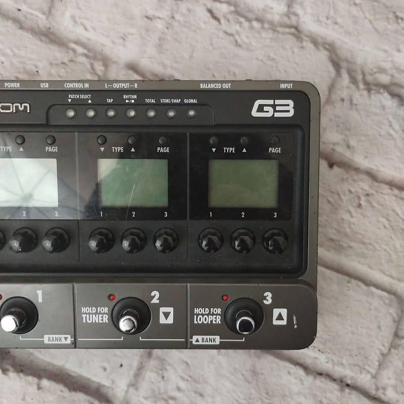 Zoom G3 Guitar Effects and Amp Simulator