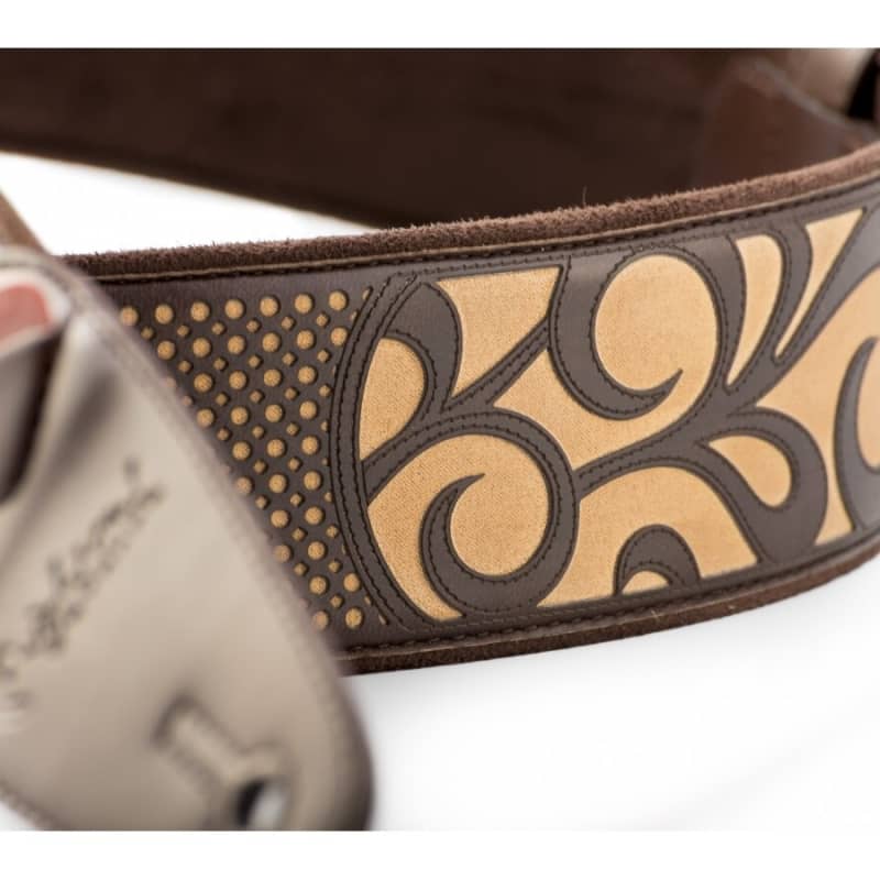 Guitar Straps : RIGHTON CLASSICAL DUAL HOOK BROWN