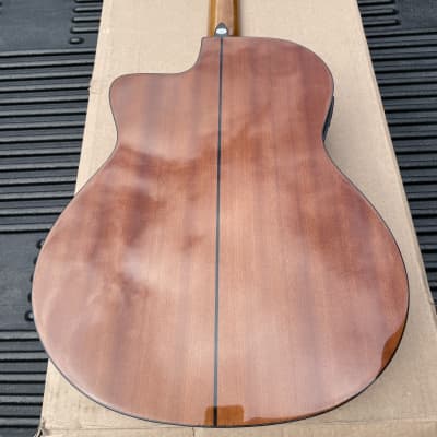 Washburn C5CE Classical Series Spruce/Catalpa Cutaway Nylon String with Electronics Natural image 6