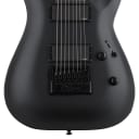 ESP LTD Deluxe H-1008 Baritone EverTune Electric Guitar - Black Satin (LH1008BETBSd4)