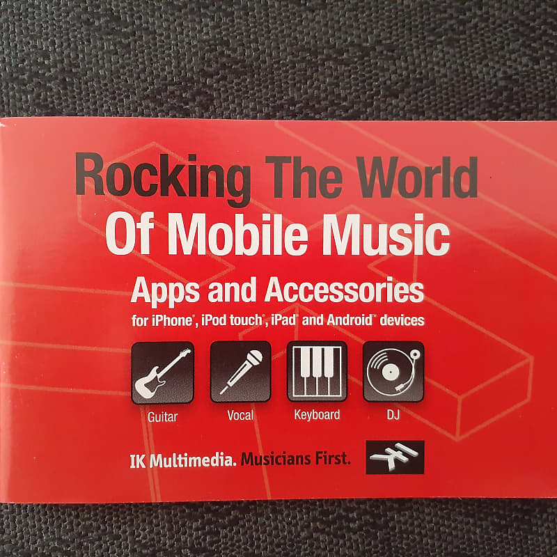 IK Multimedia Musicians First Rocking The World Of Mobile Music Guitar Vocal Keyboard DJ Accessories image 1
