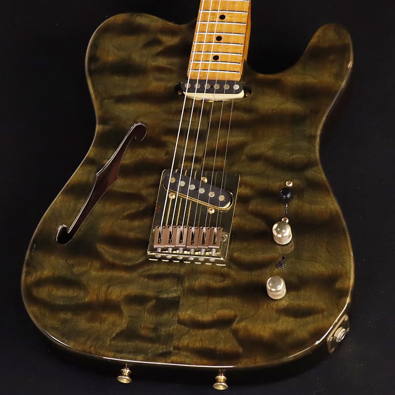 SCHECTER Thinline Type See Thru Black Top See Thru Brown Back [SN 94301]  [11/21]