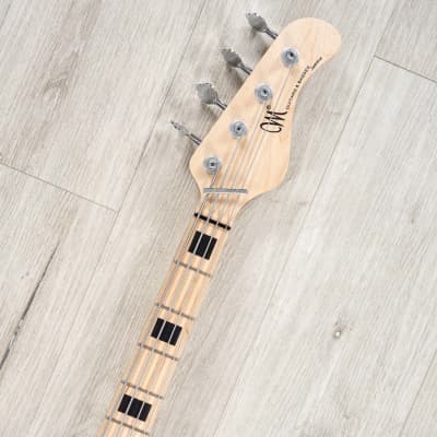 Mayones Jabba Bassic 4 Bass, Maple Fretboard, Trans Natural Black Burst Matt image 9