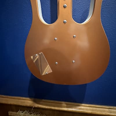 Jerry Jones Longhorn 1988-1990 Electric Guitar Bass - Beautiful Burnt Orange image 17