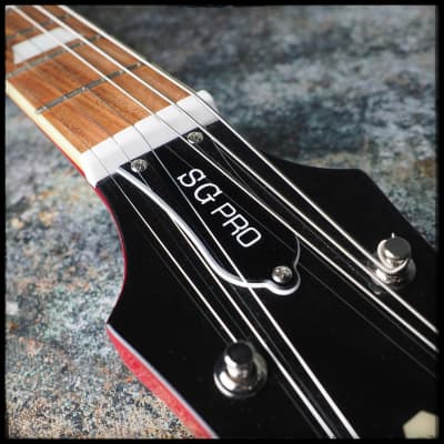 2018 Epiphone G-400 Pro SG with Bigsby - Cherry image 5