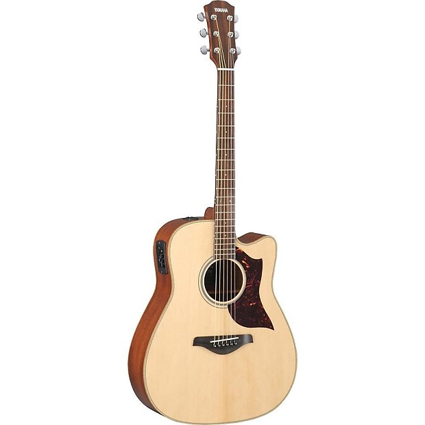 Yamaha A1M Dreadnought Acoustic-Electric with Cutaway Natural image 1