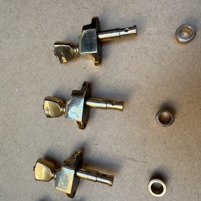 Gibson Vintage firebird banjo style tuners gold image 2