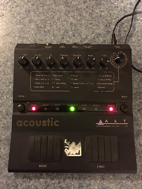ART Acoustic Analog Digital Preamp DI Box Chorus Pedal