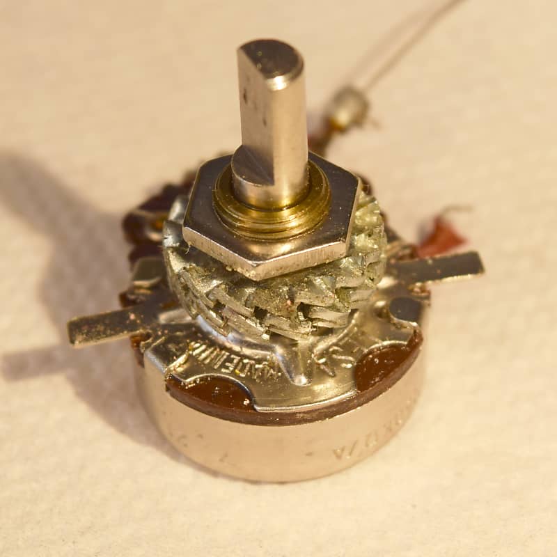 Hagstrom Guitar Potentiometer 250k (177k reading) 1960s Reverb