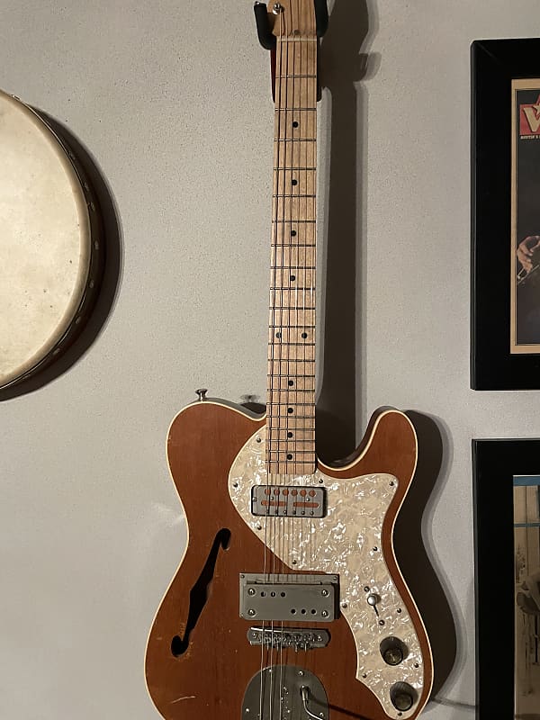 Waterslide T-Style Coodercaster Thinline Mahogany 2018 - Nitro Lacquer image 1