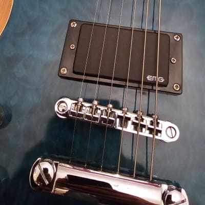 Gaskell Guitar Australia left handed custom Explorer electric with hard case image 3