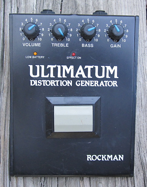Vintage Rockman Ultimatum Distortion Generator Guitar Effect Overdrive Pedal