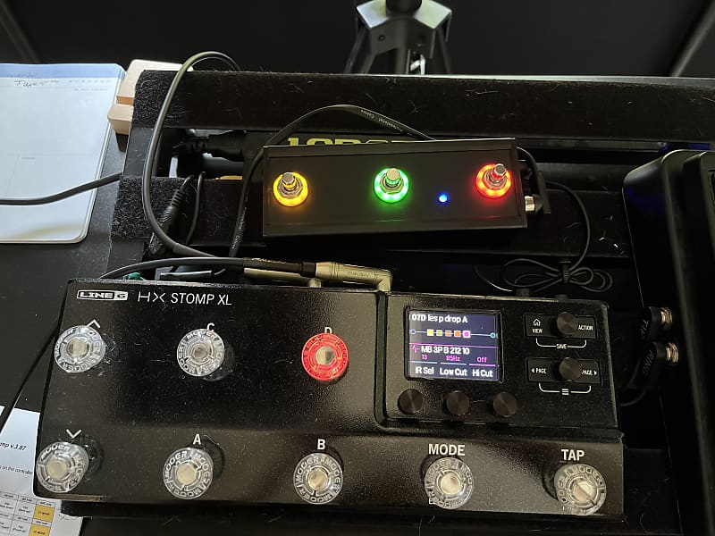 KG triple I/O MIDI Controller for HX stomp with rockboard Reverb