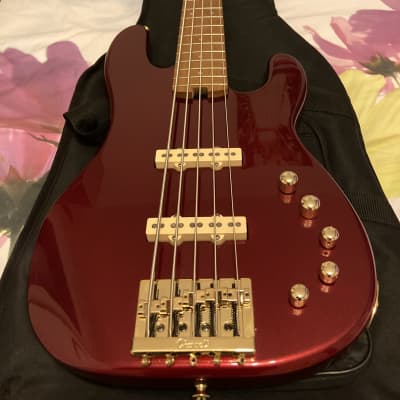 Charvel Pro-Mod San Dimas Bass JJ V 2021 - Present - Candy Apple Red Metallic for sale