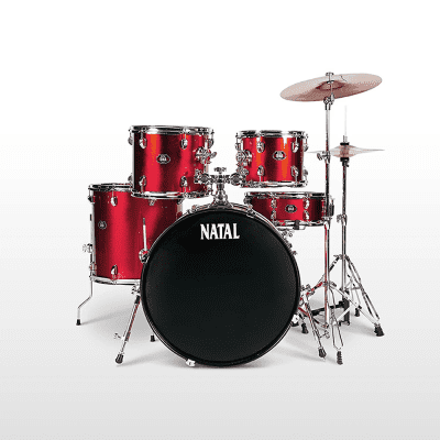 Natal DNA 22x18 / 16x16 / 10x8 / 12x9 / 14x5.5" 5pc Drum Kit with Cymbals and Hardware