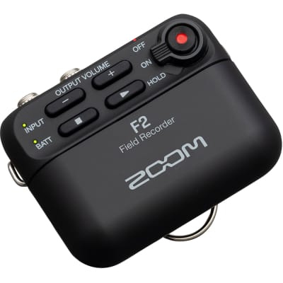 Zoom F2 Field Recorder with LMF-2 Lavalier Microphone
