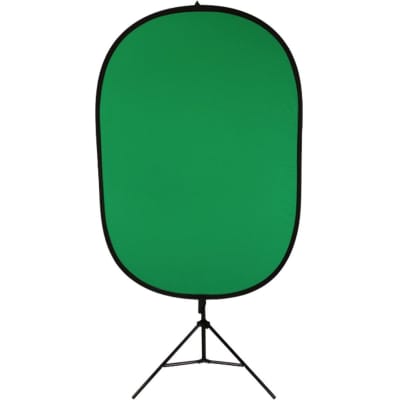 Green Screen Background Kit With Stand - On-Stage VSM3000 image 1