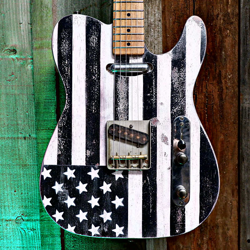 Keith Holland Customs T-ANS #1284 Stars & Stripes w/ Deluxe Gig Bag image 1