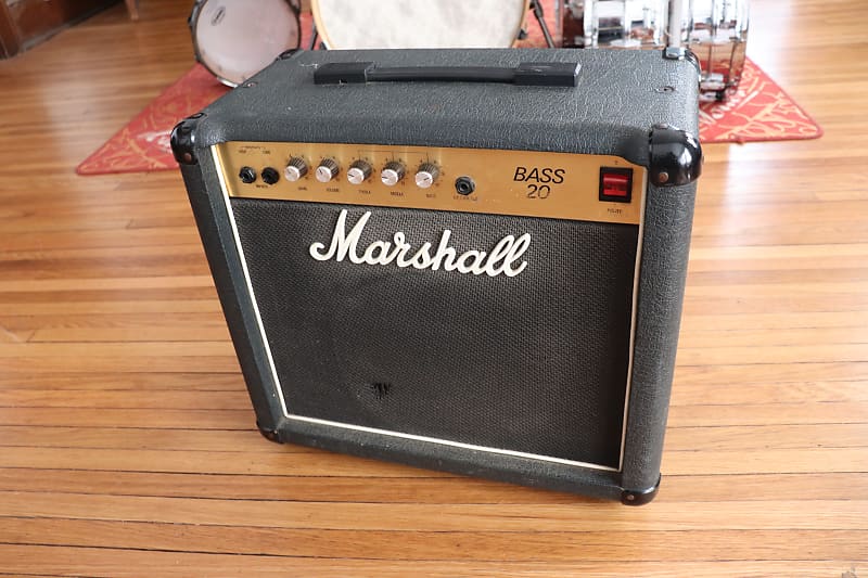 Marshall マーシャル ビンテージ ベースアンプ 5502 BASS 20 Marshall Vintage 80's Bass 20 Combo Amp Model 5502 | Reverb