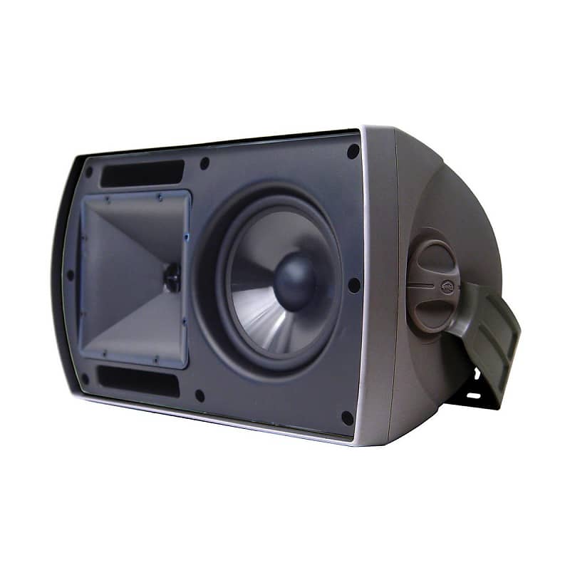 Klipsch AW-525 Reference All-Weather Outdoor Speaker, 75W RMS, Pair, Black  			