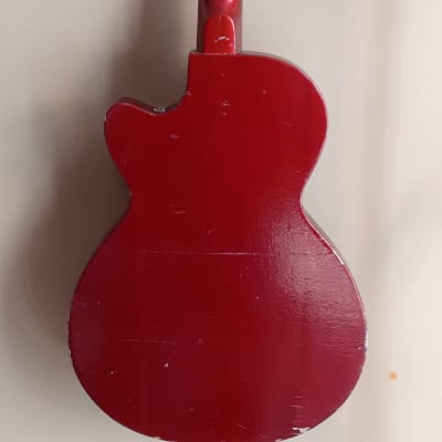 electric guitar rare Klira Solibody  1960 Apple Red image 7