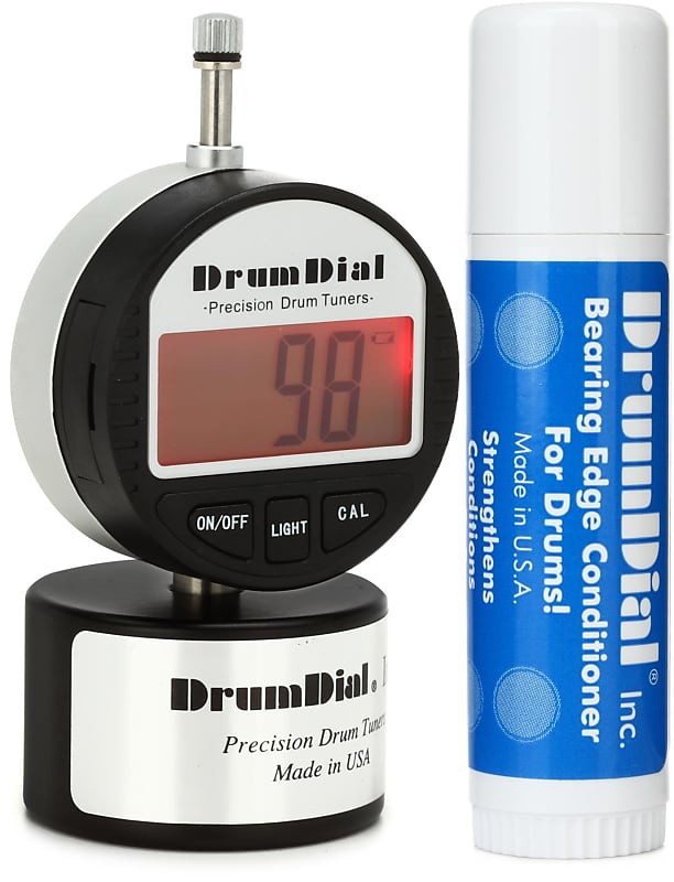 DrumDial Digital Precision Drum Tuner Bundle with DrumDial Reverb